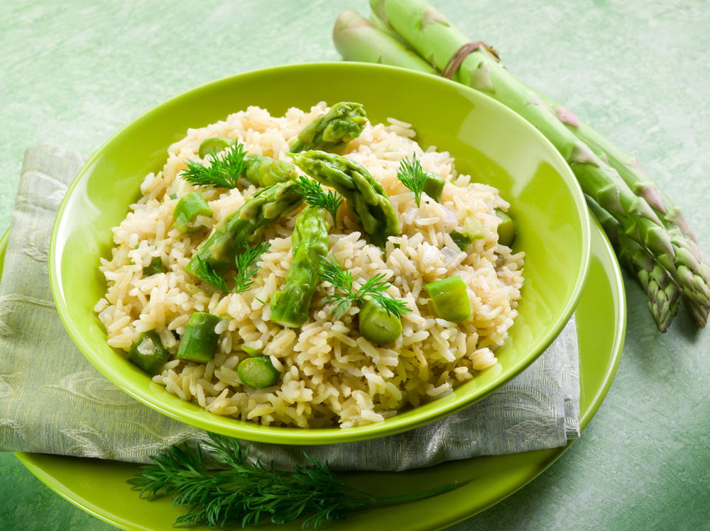Spargelrisotto mit Safran - welovefamily.at