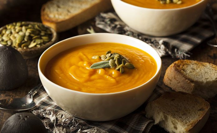 Kürbiscremesuppe