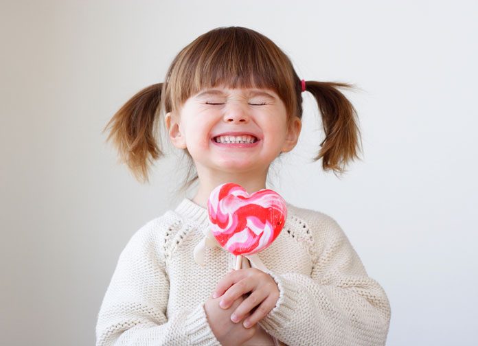 kinder-süßigkeiten Kind mit Schlecker