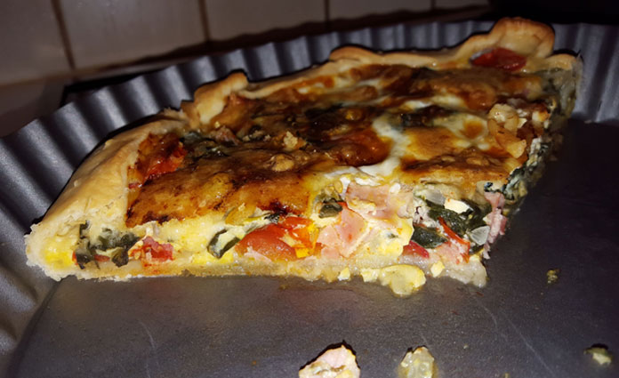 Mangold-Schinken-Quiche