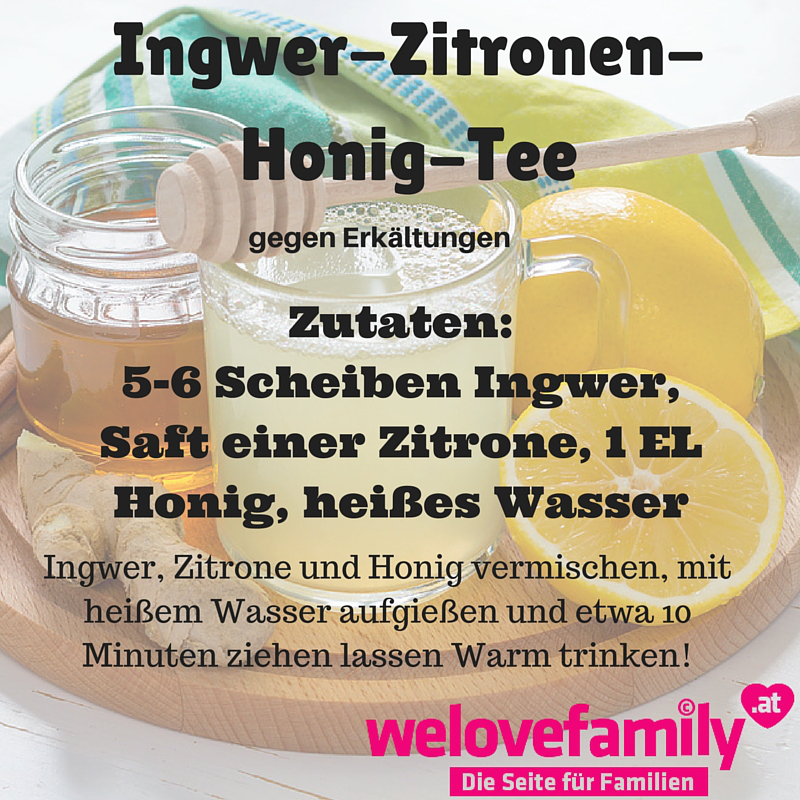 Husten Besten Hausmittel Für Kinder Welovefamily At Ingwer Zitronen Honig Tee Gegen Erkältungen