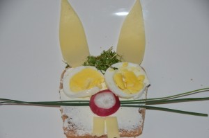 belegte brote ostern brot hase