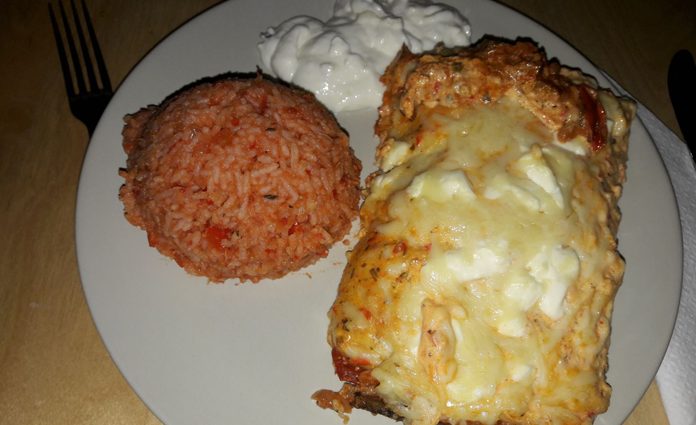 Enchiladas-mit-Faschiertem Enchiladas mit Faschiertem